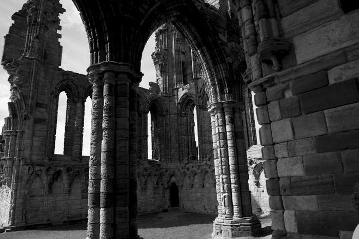 Whitby Abbey Ruins in England