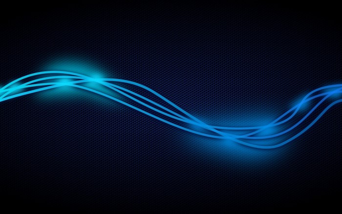 Blue Wavy Lines on Dark Textured Background