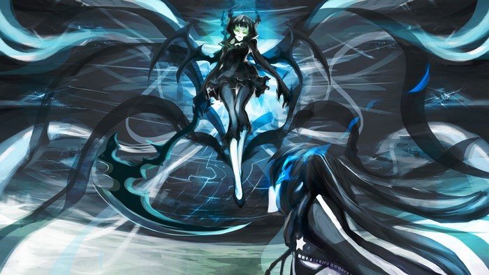 Black Rock Shooter and Dead Master from Black Rock Shooter