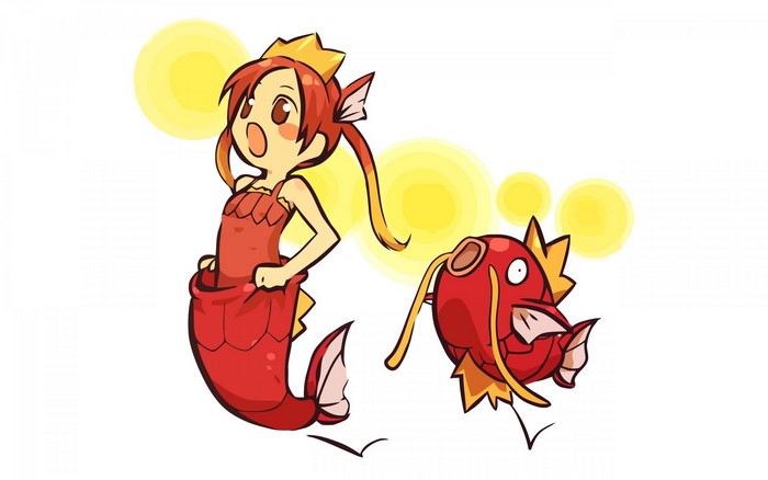 Moemon Magikarp and Mermaid Girl