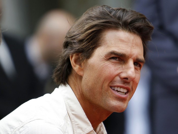 Tom Cruise smiling