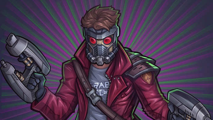 Star-Lord from Guardians of the Galaxy artwork