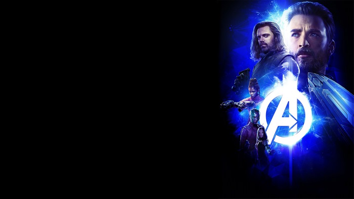 Avengers: Infinity War Poster with Captain America and Winter Soldier