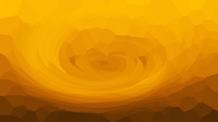 Abstract yellow and orange swirl 4K