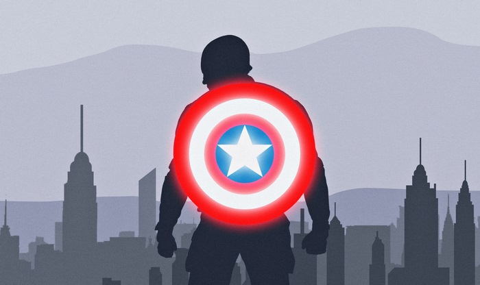Captain America's Shield Artwork