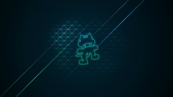 Monstercat logo on a dark background