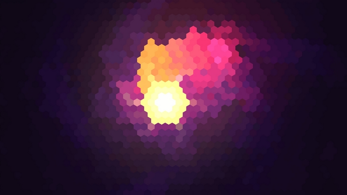 Abstract Hexagon Texture Digital Art