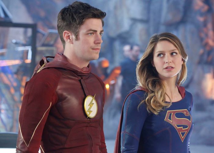 The Flash and Supergirl from TV Shows