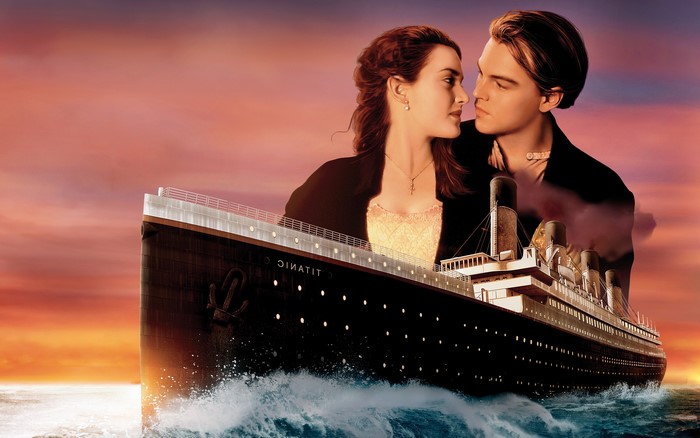Titanic Romantic Sunset Scene