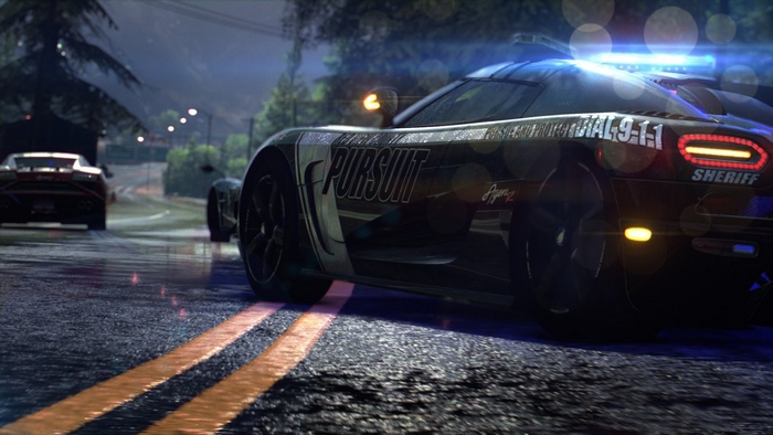 Need for Speed Pursuit Police Car and Sports Car
