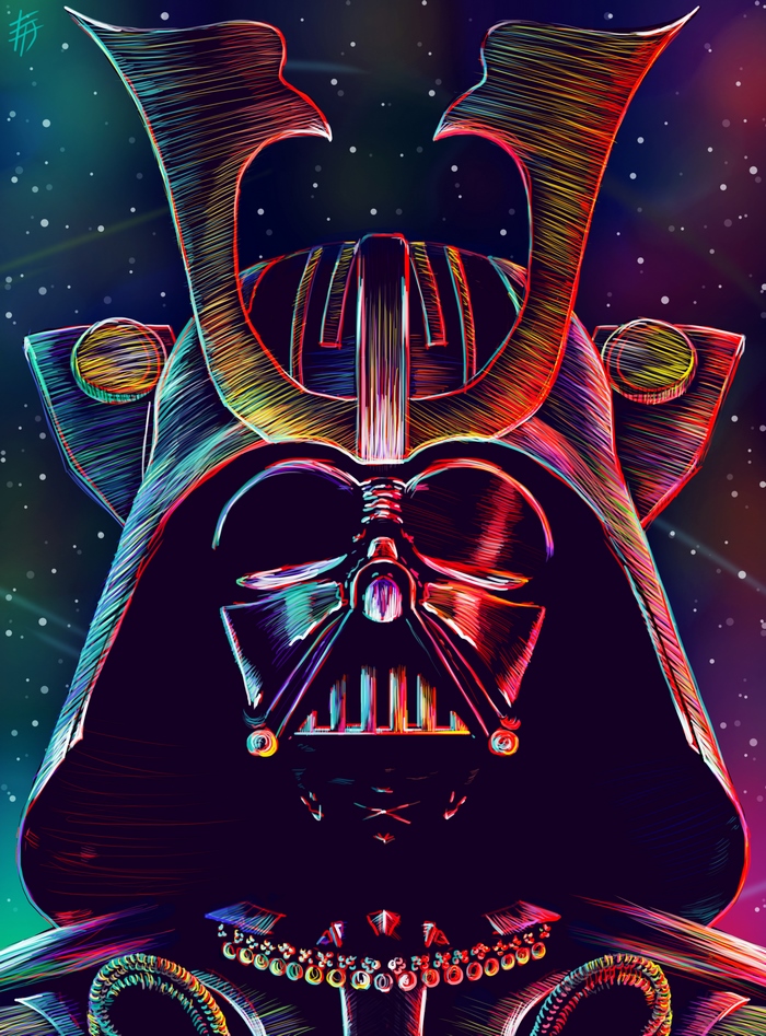 Darth Vader Samurai Artwork