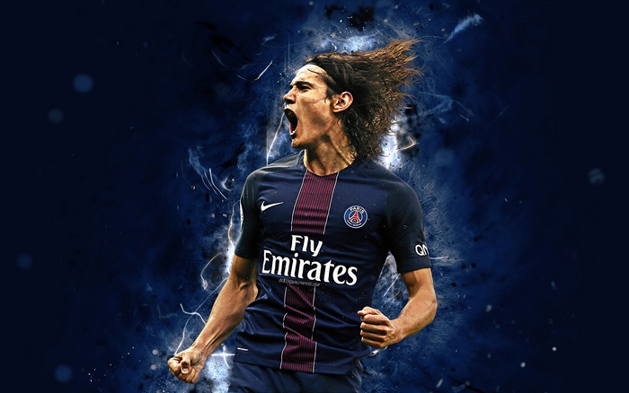 Edinson Cavani of Paris Saint-Germain F.C.