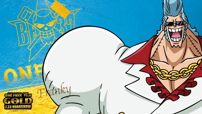 Franky from One Piece Film Gold