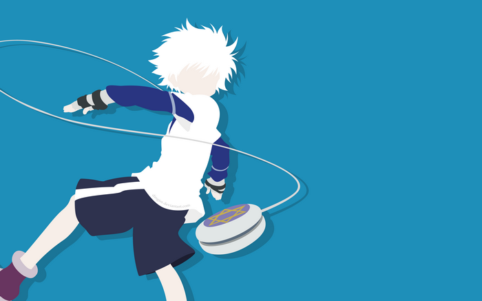 Killua Zoldyck from Hunter x Hunter with yo-yo
