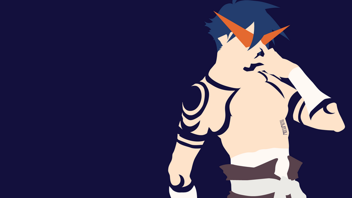 Kamina from Tengen Toppa Gurren Lagann