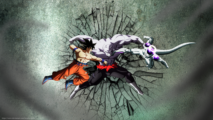 Epic Battle Between Goku and Jiren in Dragon Ball