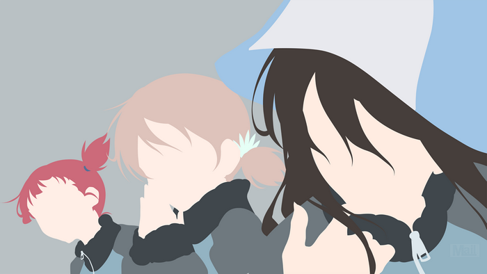 Mika, Aki, and Mikko from Girls und Panzer