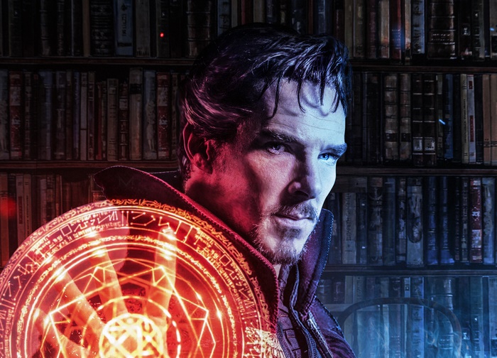 Doctor Strange casting a spell
