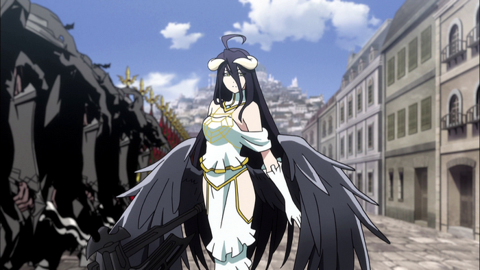 Albedo from Overlord with wings