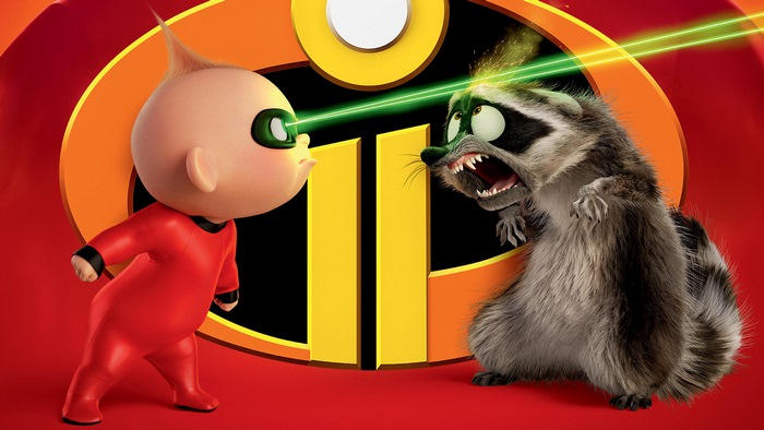 Jack-Jack Parr from Incredibles 2 vs. Raccoon