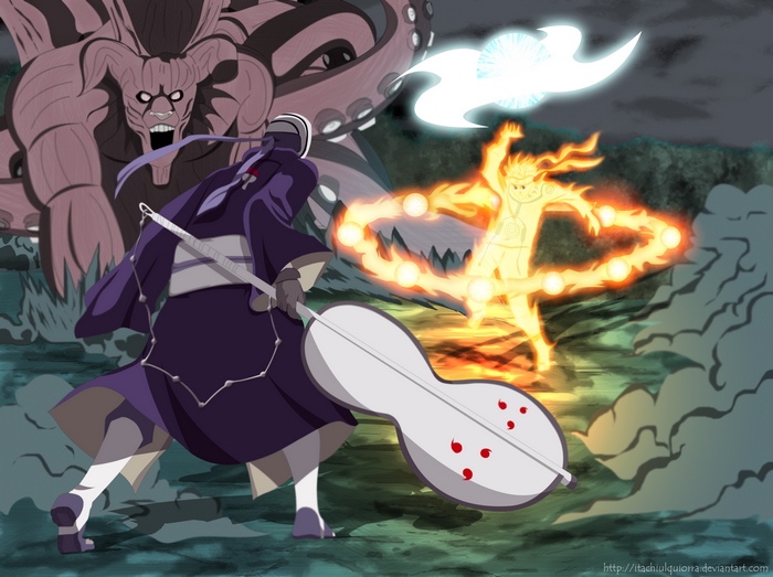 Obito Uchiha and Naruto from Naruto