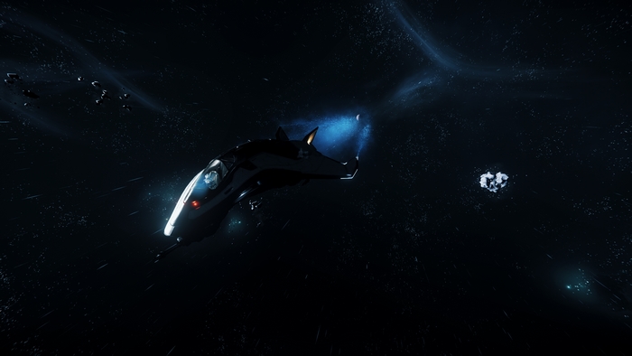 Avenger Titan from Star Citizen in space