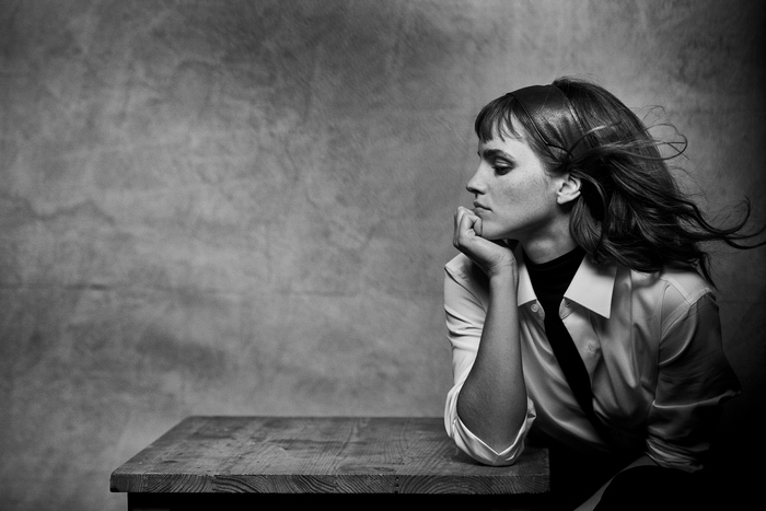 Emma Watson in Black and White