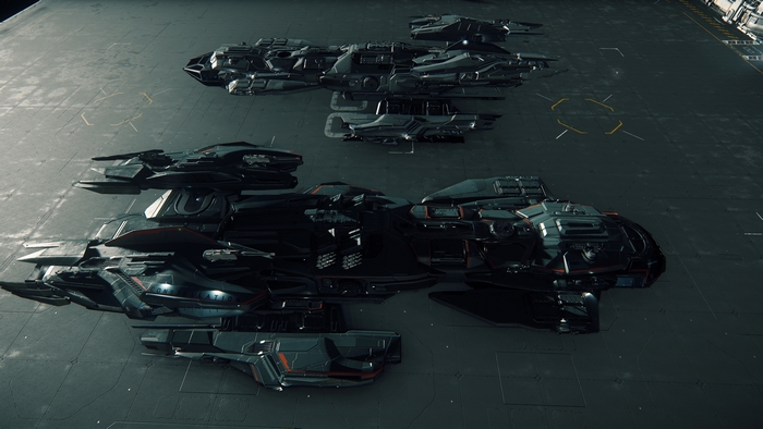 Star Citizen Constellation Aquila and Andromeda ships