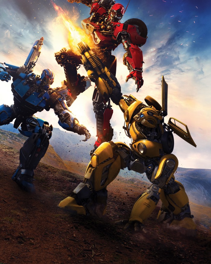 Bumblebee, Dropkick, and Shatter from Transformers