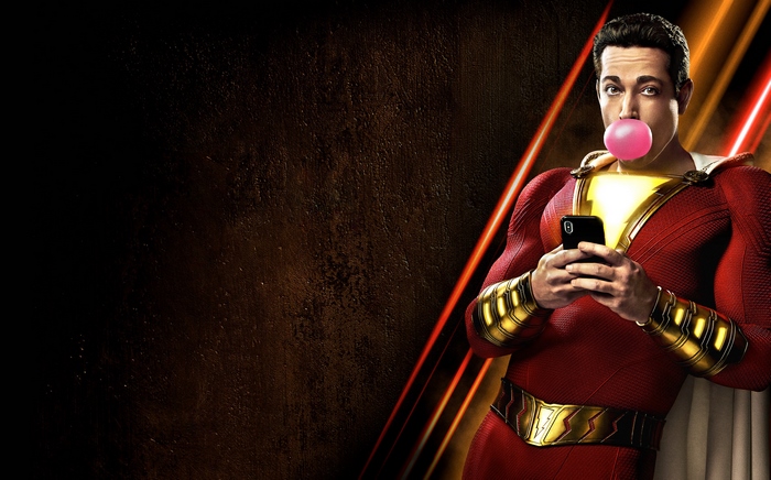 Zachary Levi as Shazam from DC Comics 4K