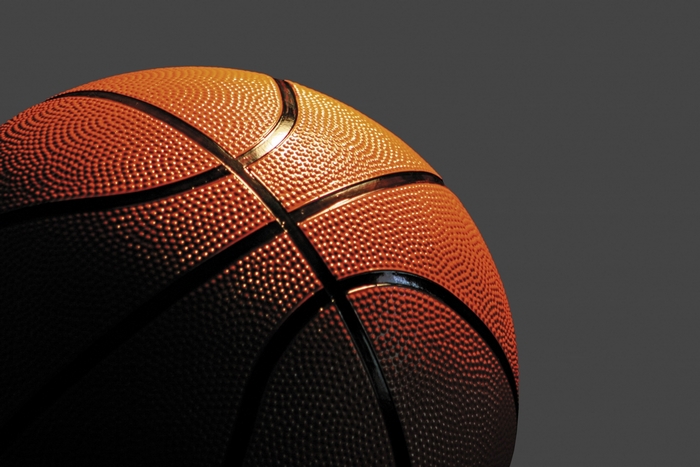 Close-up of a basketball