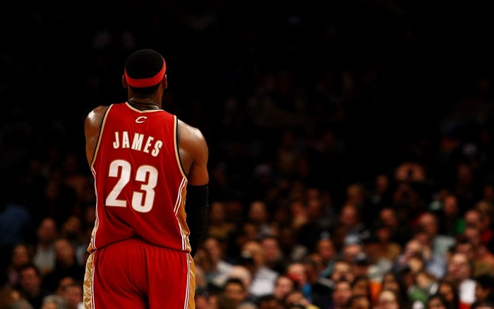 LeBron James from Cleveland Cavaliers