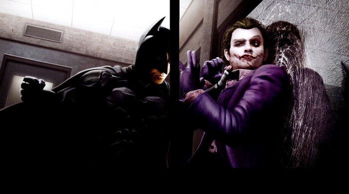 Batman and Joker from Batman: Arkham