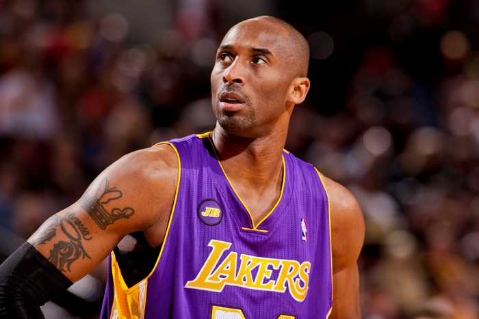 Kobe Bryant of the Los Angeles Lakers