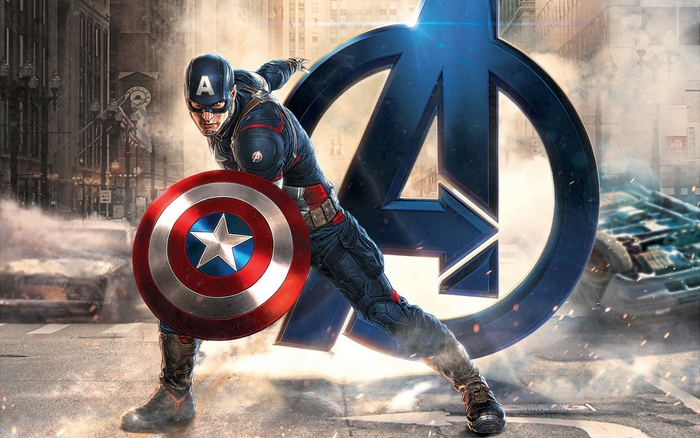 Captain America from Avengers in a City