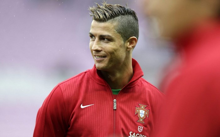 Cristiano Ronaldo wearing Portugal national team jacket