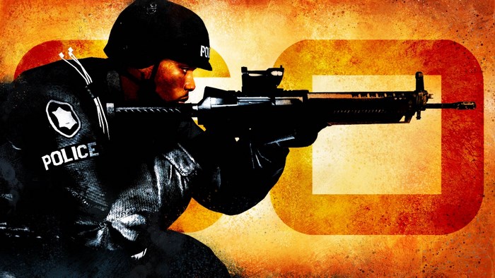Counter-Strike: Global Offensive Police Officer with Rifle