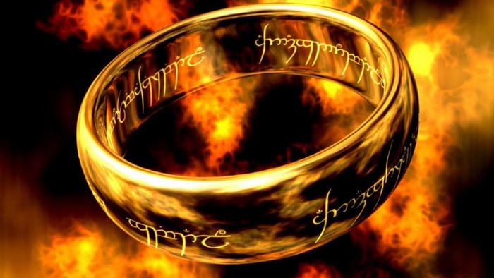 The One Ring from Lord of the Rings