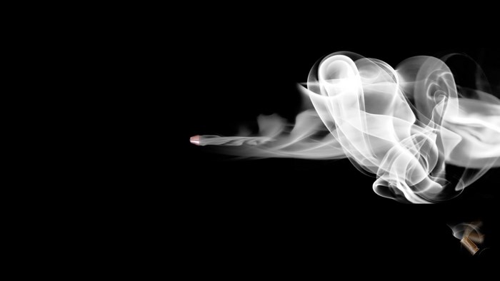 Bullet and smoke trails