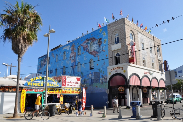 Venice Beach Mural and Danny's Deli