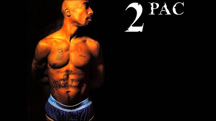 Tupac Shakur with "2Pac" text