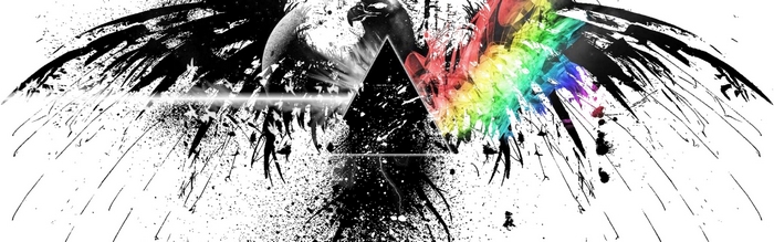 Pink Floyd prism eagle wings