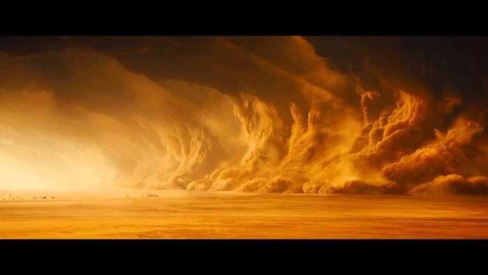 Mad Max: Fury Road sandstorm