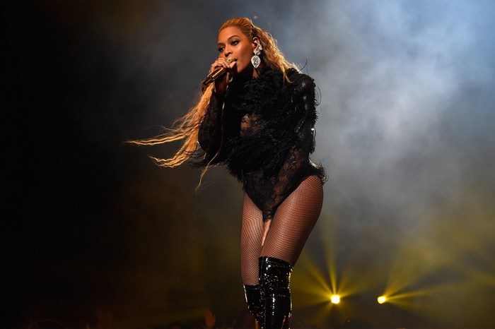 Beyoncé performing on stage