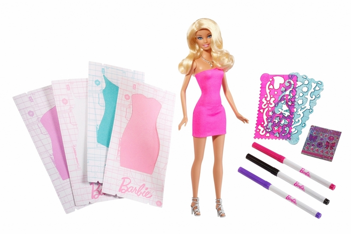 Barbie Doll with Fashion Design Accessories