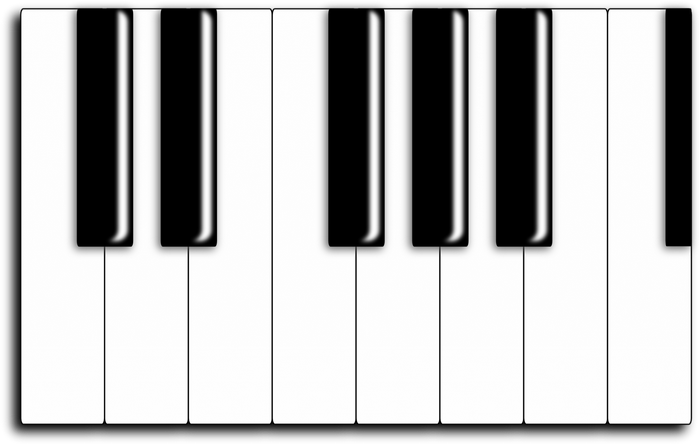 Piano keys