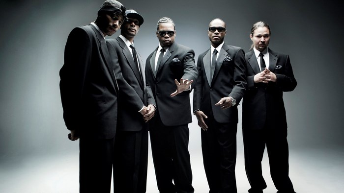 Bone Thugs-n-Harmony in Suits