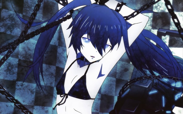 Black Rock Shooter in chains