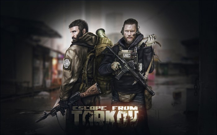 Two soldiers from Escape From Tarkov