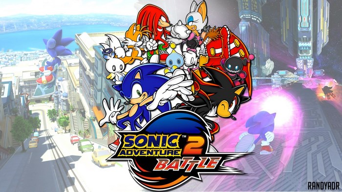 Sonic Adventure 2 Battle characters in city and space environments
